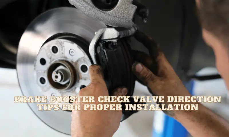 Brake Booster Check Valve Direction Tips For Proper Installation