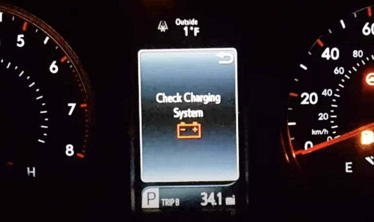 Toyota Charging system Malfunction
