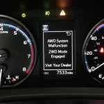 AWD system malfunction 2WD Mode engaged