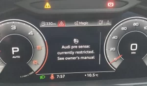 Audi Pre-sense system malfunctions