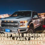 Ford Hill Descent Control Fault
