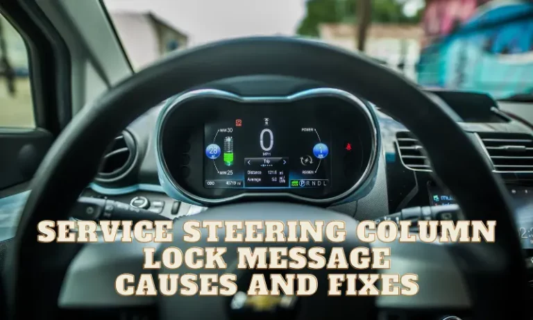 service steering column lock