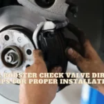 Brake Booster Check Valve Direction