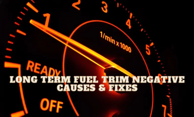 Long Term Fuel Trim Negative