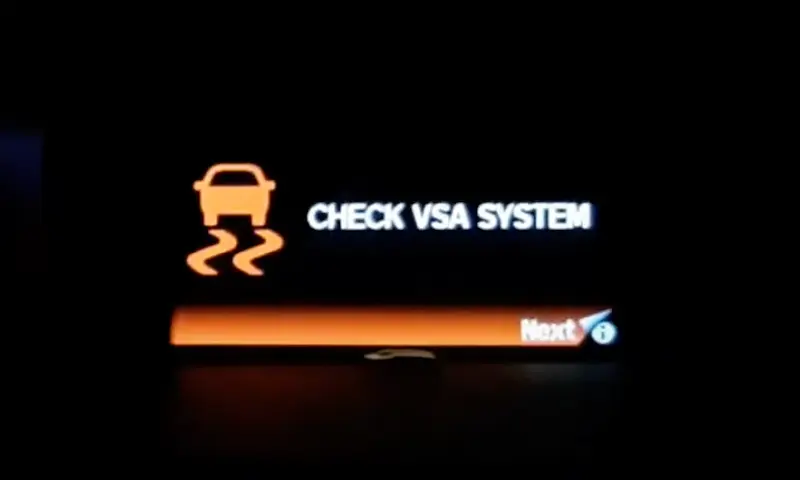 Honda Civic Check VSA System