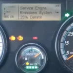Service Engine Emissions System 25 Derate