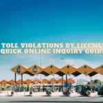Check Toll Violations by License Plate