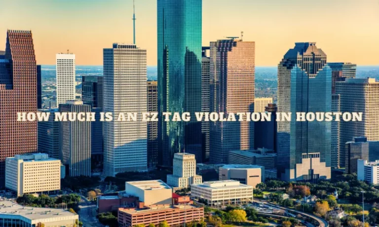 How Much is an EZ TAG Violation in Houston