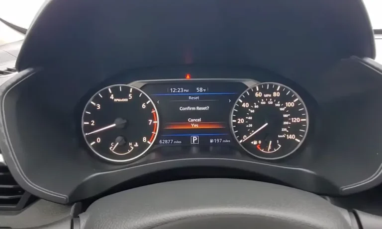 Reset Your Nissan Tire Maintenance Light